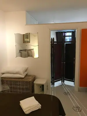 Letto o letti in una camera di Ropellì Palace