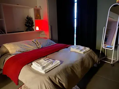 Letto o letti in una camera di BB Suonno - a 2 passi dalla storia