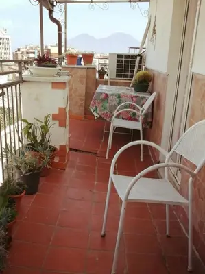 Balcone o terrazza di Via Emanuele de Deo, 23 Casa vacanze