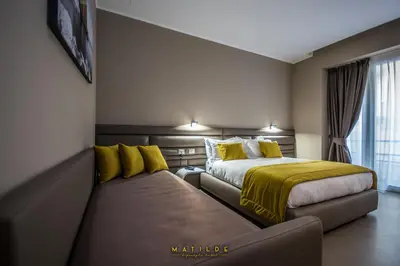 Letto o letti in una camera di Hotel Matilde - Lifestyle Hotel