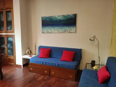 Area soggiorno di San Domenico Apartment (in the heart of historic centre)
