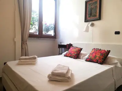 Letto o letti in una camera di Casa del Sole