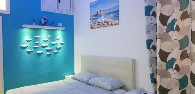 Letto o letti in una camera di Studio One