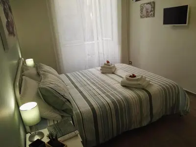 Letto o letti in una camera di A casa di Chiara
