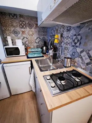 Cucina o angolo cottura di A casa di Chiara