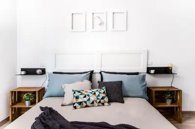 Letto o letti in una camera di ilbricco