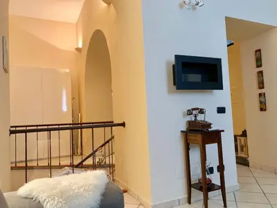 TV o dispositivi per l'intrattenimento presso Casa Andrea - Plebiscito Apartment