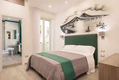 Letto o letti in una camera di B&B Toledo one