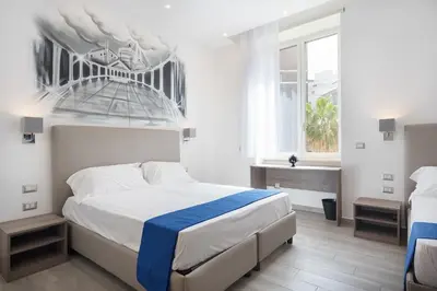 Letto o letti in una camera di B&B Toledo one