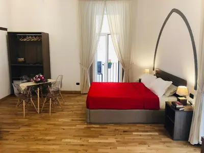 Letto o letti in una camera di Domus Studio 25 bed & breakfast