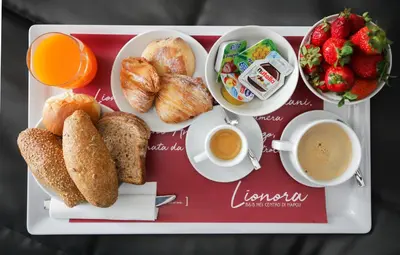 Cibo presso il bed & breakfast o nelle vicinanze