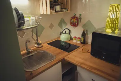 Cucina o angolo cottura di Casa Lena B&B