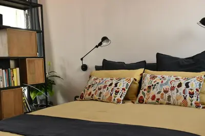 Letto o letti in una camera di Le Cupole