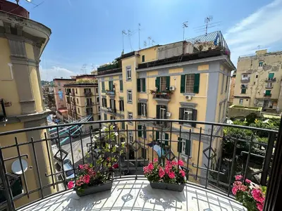 Balcone o terrazza di Domus Luca - Central Rooms in the Heart of Naples