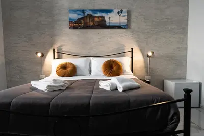 Letto o letti in una camera di San Felice Palace