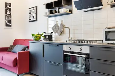 Cucina o angolo cottura di Napoli Suite Caravaggio Apartment