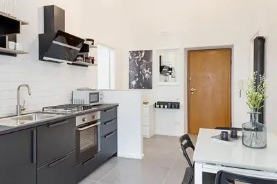 Cucina o angolo cottura di Napoli Suite Caravaggio Apartment