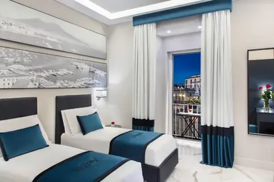 Letto o letti in una camera di Citykey Napoli - Bed & Breakfast