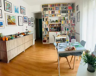 Area soggiorno di Starnone Bed&Book