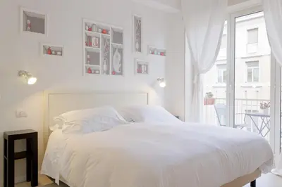 Letto o letti in una camera di Domus Municipio