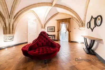 Area soggiorno di Piazza San Domenico Suite By DomusExtra