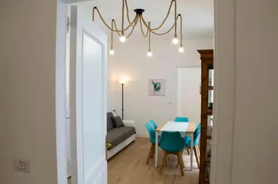 Letto o letti in una camera di Casa Fabiana