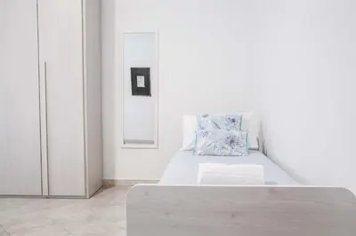 Letto o letti in una camera di Grande & Caratteristico dietro la Cattedrale