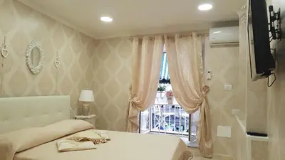 Letto o letti in una camera di Melissa a Toledo 2
