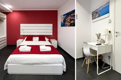 Letto o letti in una camera di Soave Rooms