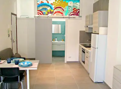Cucina o angolo cottura di Maison Ninì - Vicino Metro e Lungomare - Relax a Napoli