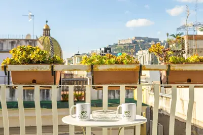 Balcone o terrazza di La Casa Di Bruno Napoli