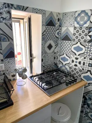 Cucina o angolo cottura di Vico Longo 25 - Ensuit flat in the heart of Naples