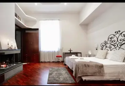 Letto o letti in una camera di B&B Residenza MALATERRA
