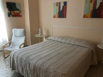 Letto o letti in una camera di B&B Sansevero Naples