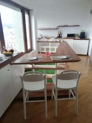 Cucina o angolo cottura di Rosso di sera