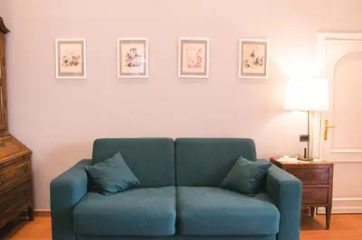Area soggiorno di La casa del Nespolo, 2 terrazzi e 2 bagni in centro