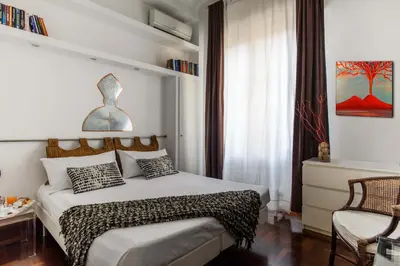 Letto o letti in una camera di Casa Valeria