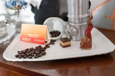 Set per la preparazione di tè e caffè presso Casa Valeria
