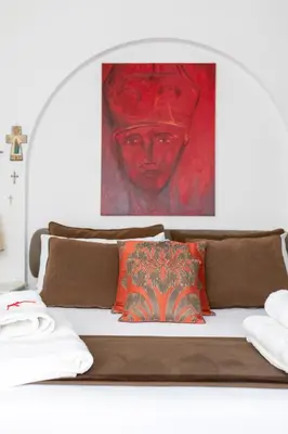 Letto o letti in una camera di Casa Valeria