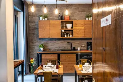 Cucina o angolo cottura di casajammone naples b&b