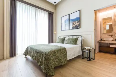Letto o letti in una camera di B&B Civico 33