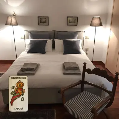 Letto o letti in una camera di Casa Vacanze Pizzofalcone 41b