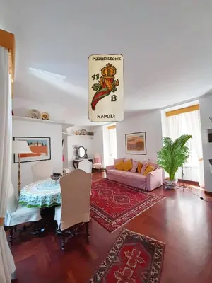 Area soggiorno di Casa Vacanze Pizzofalcone 41b