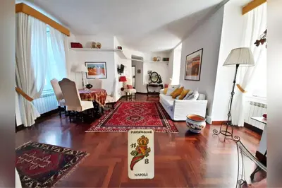 Area soggiorno di Casa Vacanze Pizzofalcone 41b