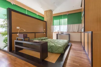 Letto o letti in una camera di Soul City