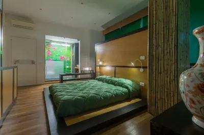 Letto o letti in una camera di Soul City