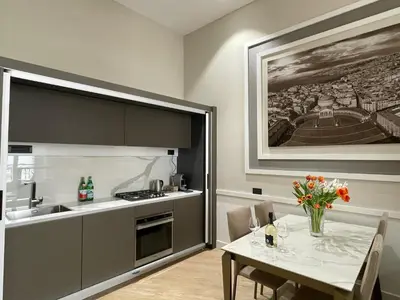 Cucina o angolo cottura di Napoli Mariana Luxury