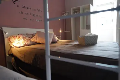 Letto o letti in una camera di Cristal Home