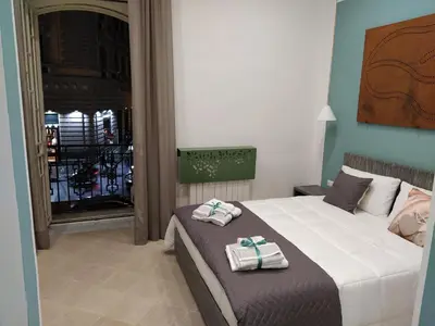 Letto o letti in una camera di La Casa di Halley
