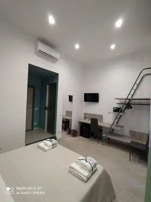 Letto o letti in una camera di La Casa di Halley